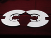 TRIUMPH  GT6 & VITESSE FRONT BRAKE DISC SHIELDS SML