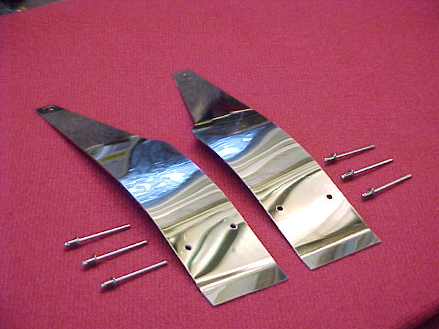 SPITFIRE AND GT6 BONNET SLIDE PROTECTION PLATES