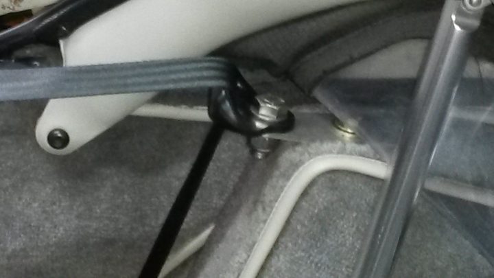 d Stainless for Classics customSeatbelt guides retainer TVR Extentions fitted  polisheer image